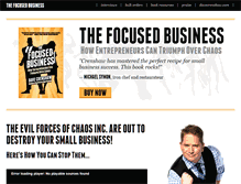 Tablet Screenshot of focusedbusiness.com
